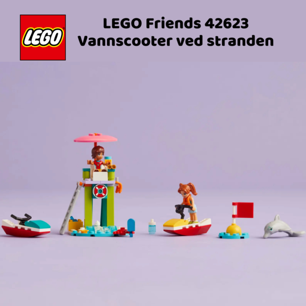 LEGO Friends 42623 Vannscooter ved stranden | LEGO byggesett for barn fra 5 år og oppover | gaver til barn 5 år og popover_7