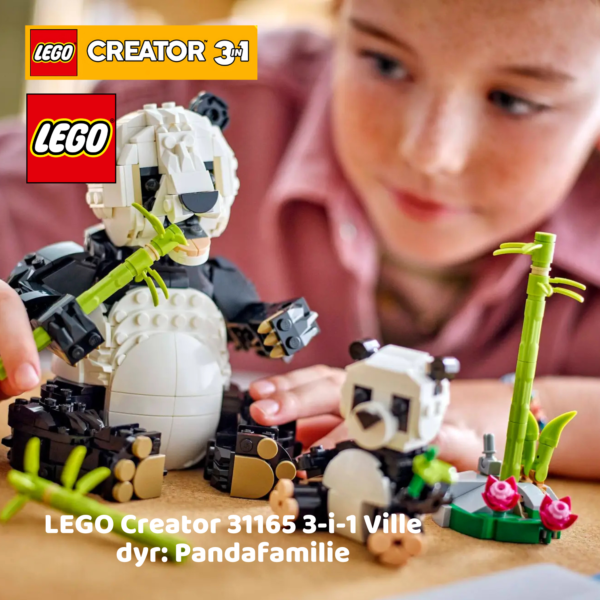 LEGO Creator 31165 3-i-1 Ville dyr: Pandafamilie | LEGO byggesett for barn fra 8 år og oppover | gaver til barn 8 år og popover_7