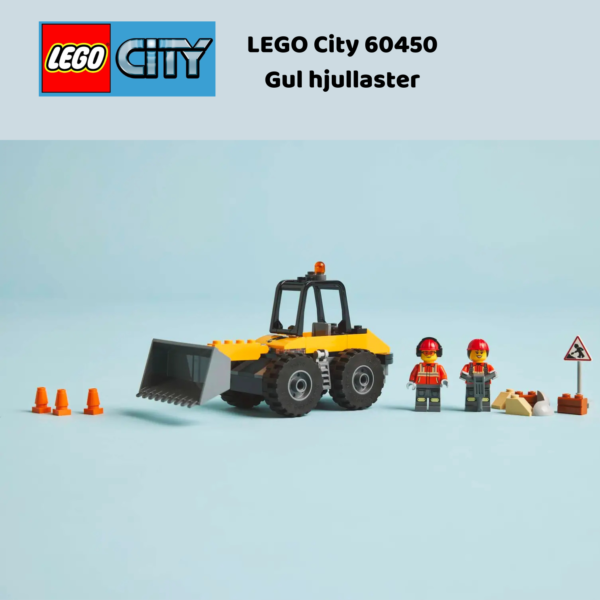 LEGO City 60450 Gul hjullaster | LEGO byggesett for barn fra 4 år og oppover | gaver til barn 4 år og popover_7