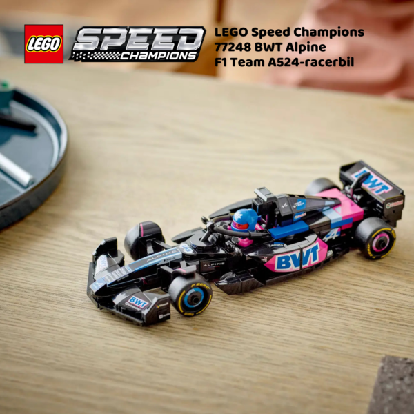 LEGO Speed Champions 77248 BWT Alpine F1 Team A524-racerbil | LEGO byggesett for barn fra 10 år og oppover | gaver til barn 10 år og popover_8