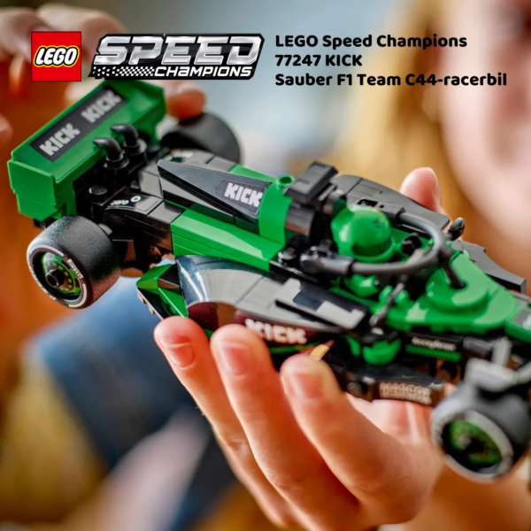 LEGO Speed Champions 77247 KICK Sauber F1 Team C44-racerbil | LEGO byggesett for barn fra 10 år og oppover | gaver til barn 10 år og popover_8