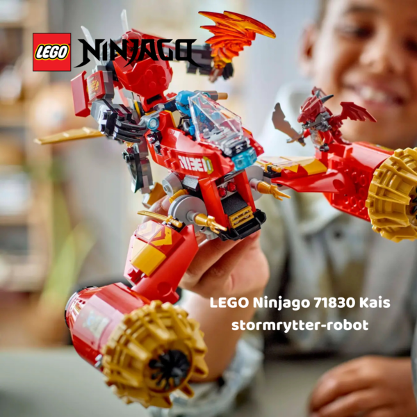 LEGO Ninjago 71830 Kais stormrytter-robot | LEGO byggesett for barn fra 7 år og oppover | gaver til barn 7 år og popover_8