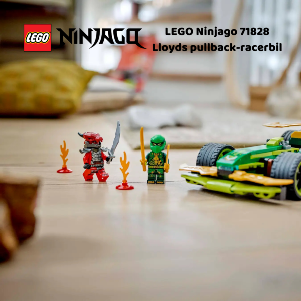 LEGO Ninjago 71828 Lloyds pullback-racerbil | LEGO byggesett for barn fra 7 år og oppover | gaver til barn 7 år og popover_8