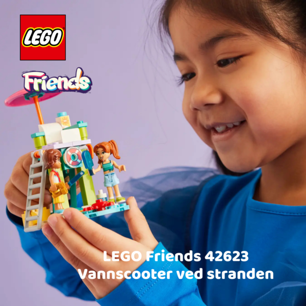 LEGO Friends 42623 Vannscooter ved stranden | LEGO byggesett for barn fra 5 år og oppover | gaver til barn 5 år og popover_8