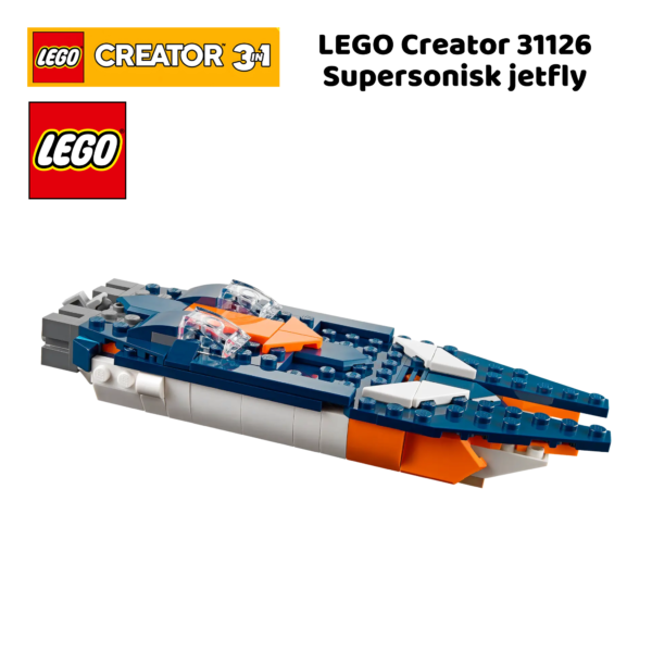 LEGO Creator 31126 Supersonisk jetfly | nye lego® sett og leker | offisielle lego®-leker | lego byggesett for barn 7-14 år_8