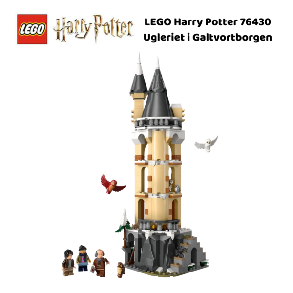 LEGO Harry Potter 76430 Ugleriet i Galtvortborgen | LEGO byggesett for barn fra 8 år og oppover | gaver til barn 8 år og popover_8