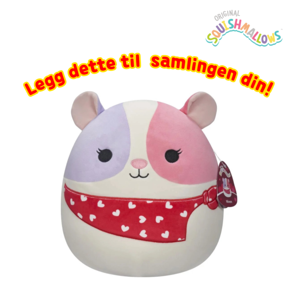 Squishmallows Niven the Guinea Pig | Squishmallows 19 cm (8-tommer) | Plysj samleobjekt myk og squishy ost utstoppet dyreleke – legg til troppen din – gave til barn, jenter og gutter_8