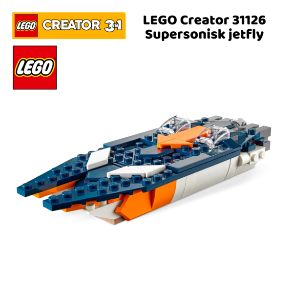 LEGO Creator 31126 Supersonisk jetfly | nye lego® sett og leker | offisielle lego®-leker | lego byggesett for barn 7-14 år_9
