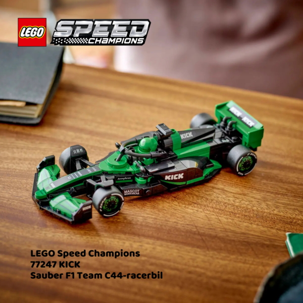 LEGO Speed Champions 77247 KICK Sauber F1 Team C44-racerbil | LEGO byggesett for barn fra 10 år og oppover | gaver til barn 10 år og popover_9
