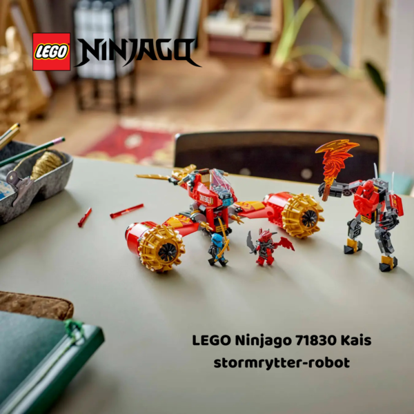 LEGO Ninjago 71830 Kais stormrytter-robot | LEGO byggesett for barn fra 7 år og oppover | gaver til barn 7 år og popover_9