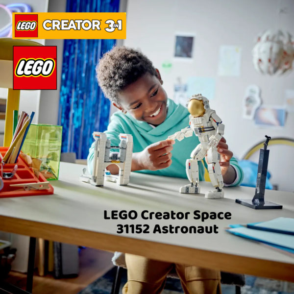 LEGO Creator Space 31152 Astronaut | LEGO byggesett for barn fra 9 år og oppover | gaver til barn 9 år og popover_9
