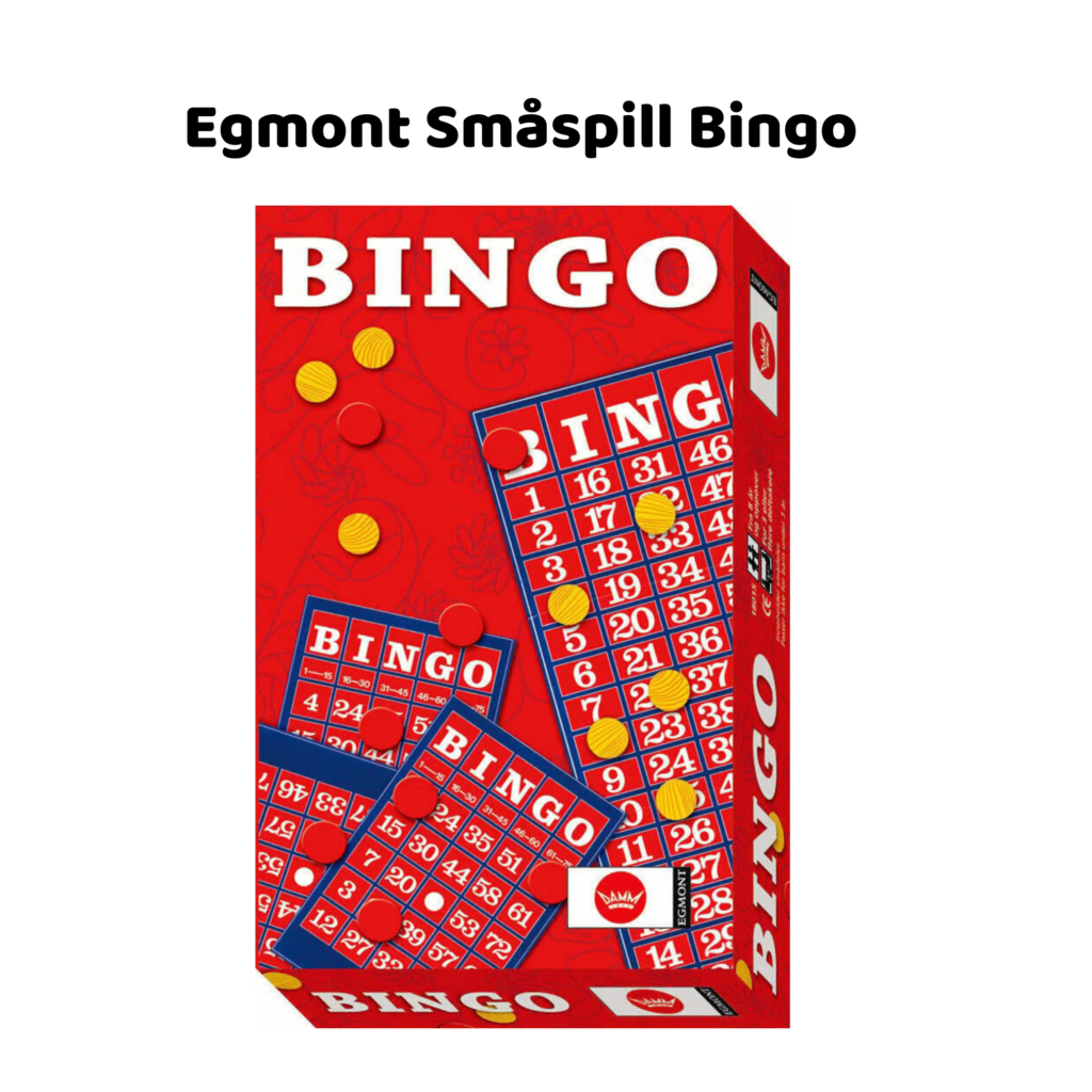 Egmont Småspill Bingo | Brettspill, puslespill og bøker Brettspill Kort- og terningspill | brettspill for barn og voksne, familiebrettspill, 2-4 spillere