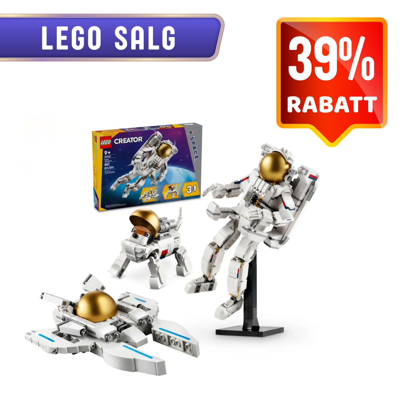 LEGO 31152 Space astronaut | LEGO Creator 31152