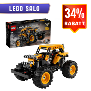 LEGO 42199 Monster Jam Digatron med pullback-funksjon-spennende byggesett for barn fra 8 år og oppover