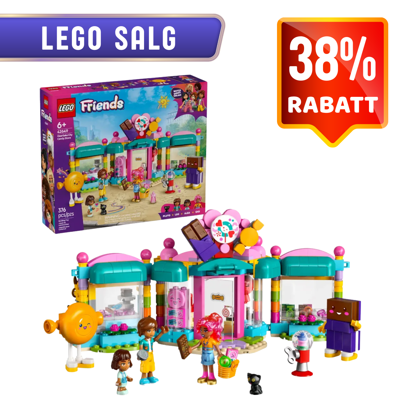LEGO 42649 Godtebutikken i heartlake city | LEGO Friends 42649