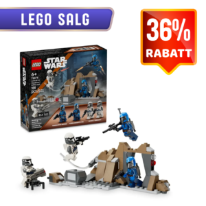 LEGO 75373 Bakhold på Mandalore-spennende byggesett for barn fra 7 år og oppover som elsker Star Wars