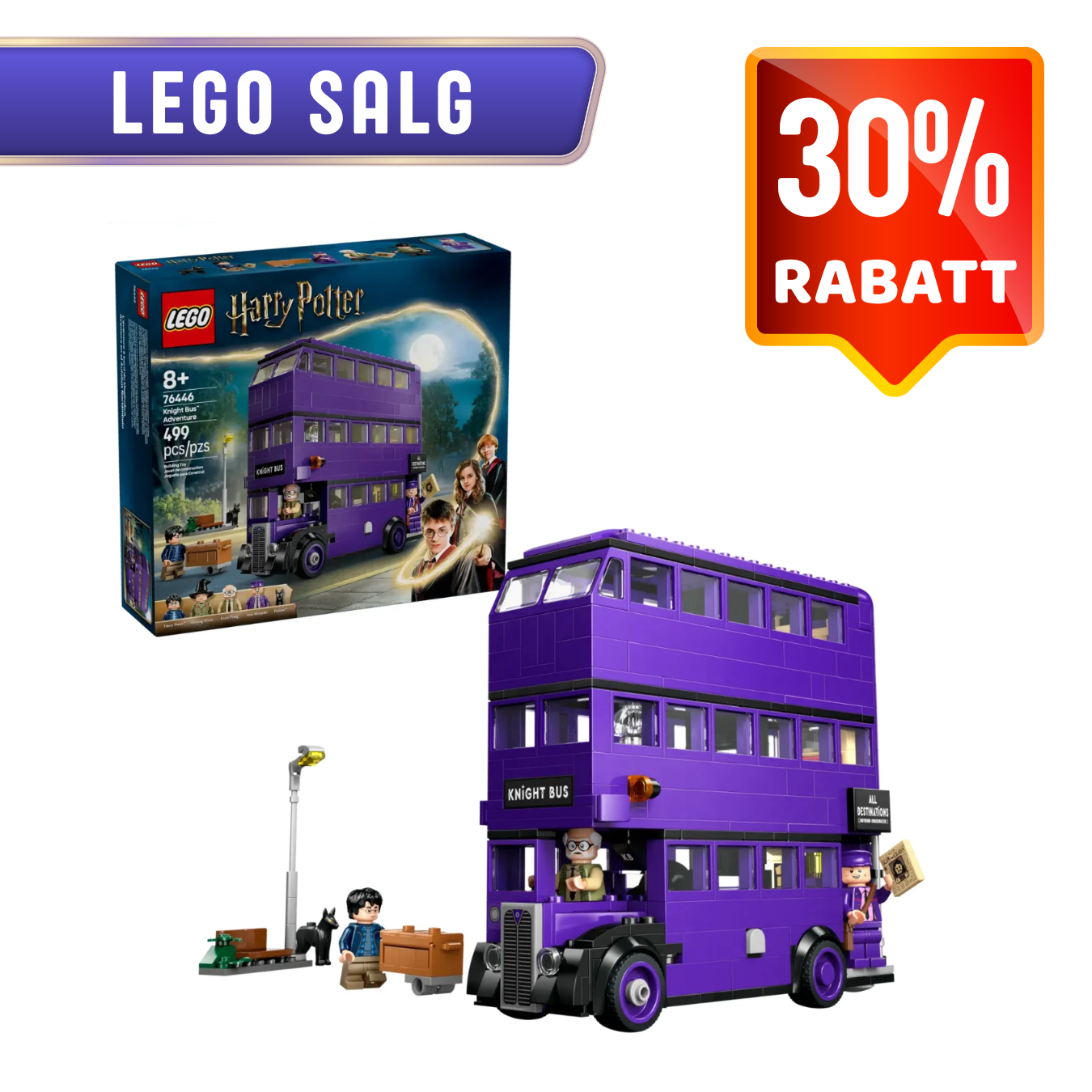 LEGO 76446 På eventyr med fnattbussen | LEGO Harry Potter 76446