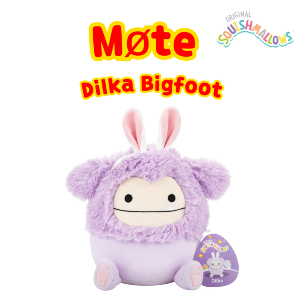 Squishmallows 19cm Dilka Bigfoot | Squishmallows 19cm (8-tommer) | Plysj samleobjekt myk og squishy utstoppet dyreleke – legg til troppen din – gave til barn, jenter og gutter_1