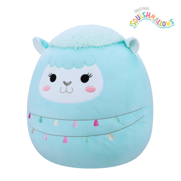 Squishmallows 19cm Lorna Llama | Squishmallows 19 cm (8-tommer) | Plysj samleobjekt myk og squishy utstoppet dyreleke – legg til troppen din – gave til barn, jenter og gutter_2