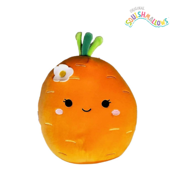 Squishmallows 19cm Caroleena Carrot | Squishmallows 19cm (8-tommer) | Plysj samleobjekt myk og squishy utstoppet dyreleke – legg til troppen din – gave til barn, jenter og gutter_2