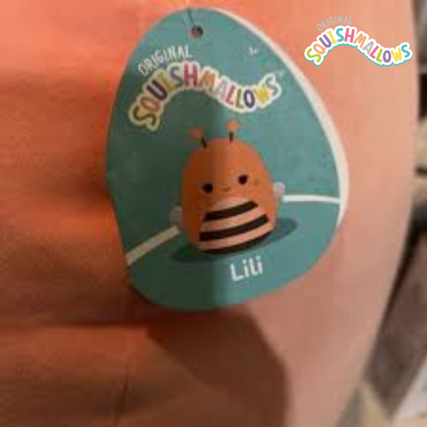 Squishmallows 19cm Lili Bee | Squishmallows 19cm (8-tommer) | Plysj samleobjekt myk og squishy utstoppet dyreleke – legg til troppen din – gave til barn, jenter og gutter_2