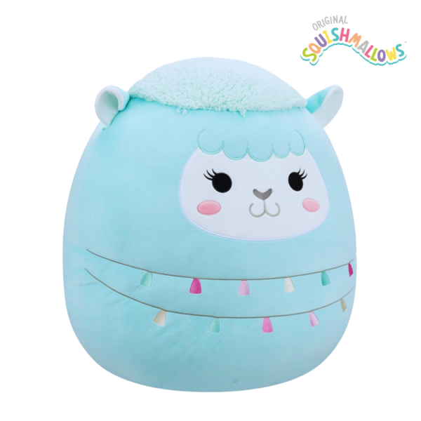 Squishmallows 19cm Lorna Llama | Squishmallows 19 cm (8-tommer) | Plysj samleobjekt myk og squishy utstoppet dyreleke – legg til troppen din – gave til barn, jenter og gutter_3