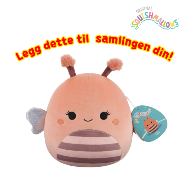 Squishmallows 19cm Lili Bee | Squishmallows 19cm (8-tommer) | Plysj samleobjekt myk og squishy utstoppet dyreleke – legg til troppen din – gave til barn, jenter og gutter_3