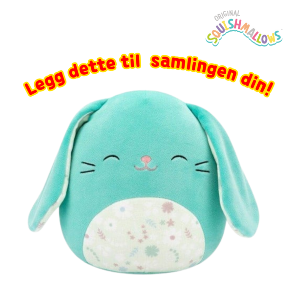 Squishmallows 19cm Regan Bunny | Squishmallows 19 cm (8-tommer) | Plysj samleobjekt myk og squishy utstoppet dyreleke – legg til troppen din – gave til barn, jenter og gutter_4