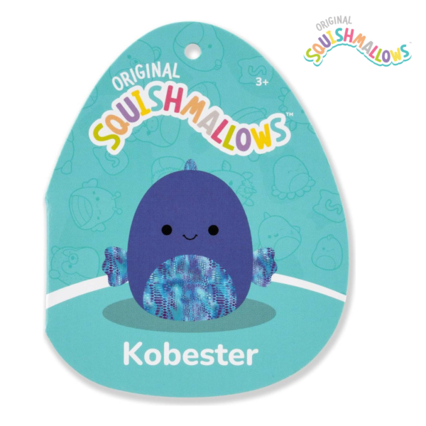 Squishmallows 19cm Kobester Betta Fish | Squishmallows 19cm (8-tommer) | Plysj samleobjekt myk og squishy utstoppet dyreleke – legg til troppen din – gave til barn, jenter og gutter_5