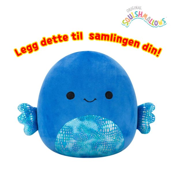 Squishmallows 19cm Kobester Betta Fish | Squishmallows 19cm (8-tommer) | Plysj samleobjekt myk og squishy utstoppet dyreleke – legg til troppen din – gave til barn, jenter og gutter_6