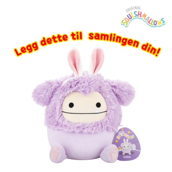 Squishmallows 19cm Dilka Bigfoot | Squishmallows 19cm (8-tommer) | Plysj samleobjekt myk og squishy utstoppet dyreleke – legg til troppen din – gave til barn, jenter og gutter_8
