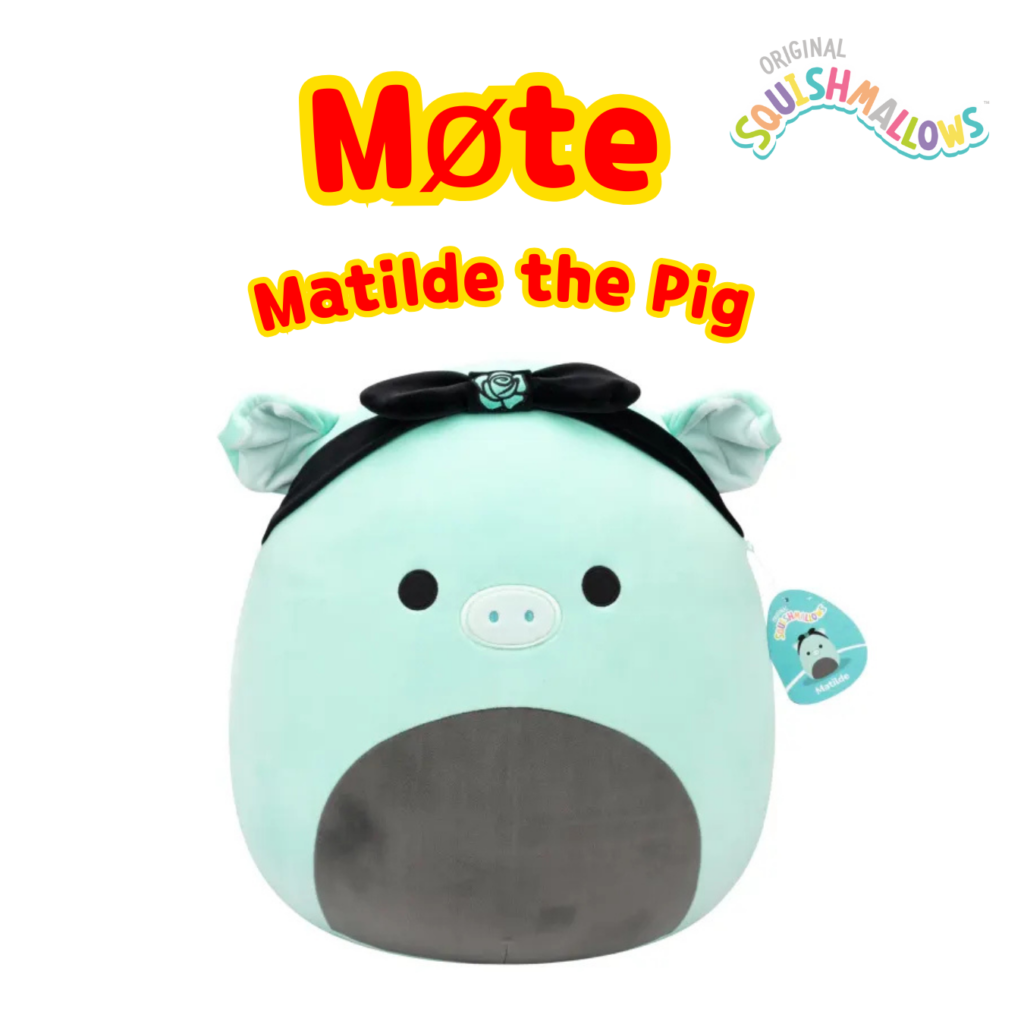 Squishmallows 40cm Matilde the Pig | Squishmallows 40cm (16-tommer) | Plysj samleobjekt myk og squishy utstoppet dyreleke – legg til troppen din – gave til barn, jenter og gutter
