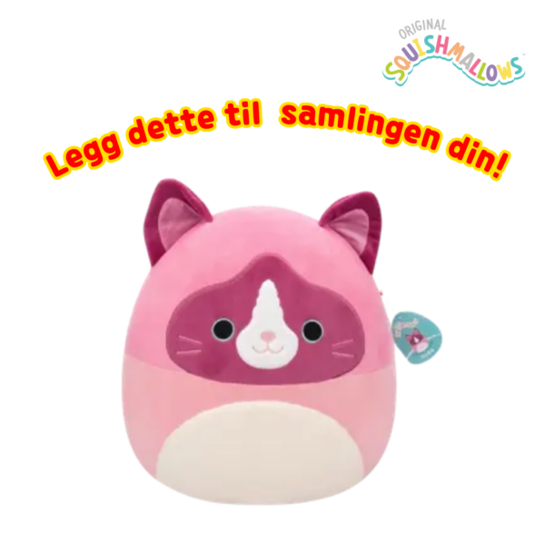 Squishmallows 40cm Herbie Snowshoe Cat | Squishmallows 40cm (16-tommer) _3