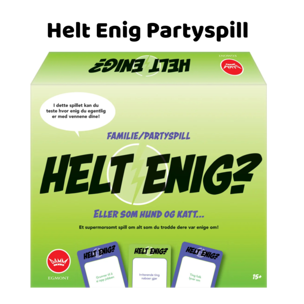 Helt enig? Brettspill | Brettspill for barn, voksne, familie_1