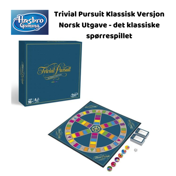 Trivial Pursuit Klassisk Versjon Norsk Utgave - det klassiske spørrespillet_1