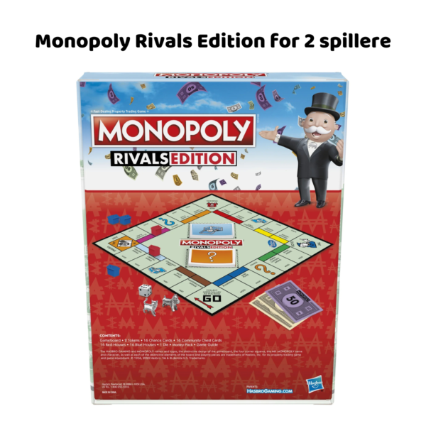 Monopoly Rivals Edition for 2 spillere | Brettspill for barn, voksne, familie_2