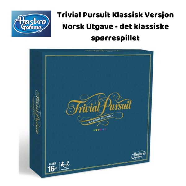 Trivial Pursuit Klassisk Versjon Norsk Utgave - det klassiske spørrespillet_2