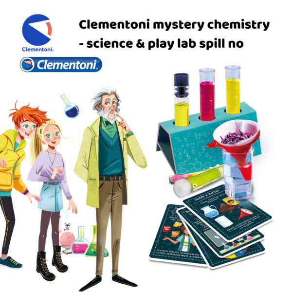 Clementoni Science & Play LAB Spill NO - Mystery Chemistry | Pedagogisk gave til barn og tenåringer, jenter og gutter_3