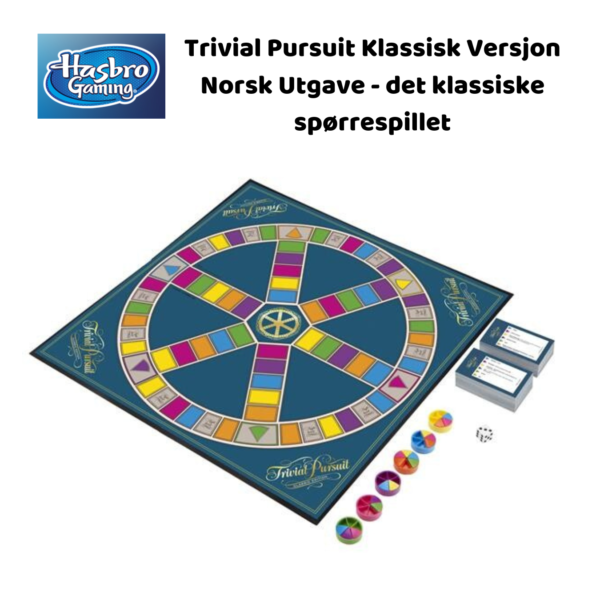 Trivial Pursuit Klassisk Versjon Norsk Utgave - det klassiske spørrespillet_3
