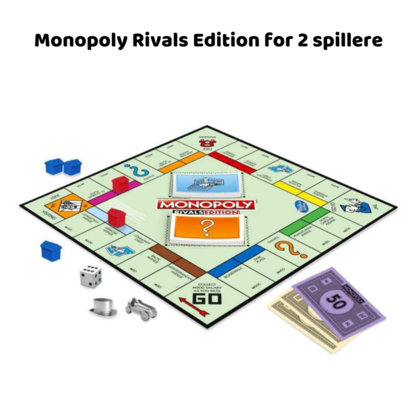 Monopoly Rivals Edition for 2 spillere | Brettspill for barn, voksne, familie_4