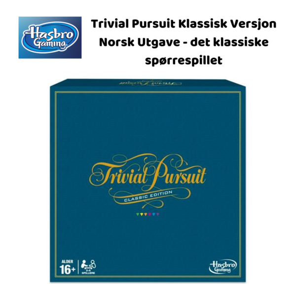 Trivial Pursuit Klassisk Versjon Norsk Utgave - det klassiske spørrespillet_4