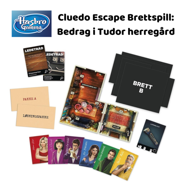 Cluedo Escape Brettspill: Bedrag i Tudor herregård | Brettspill for barn, voksne, familie_5