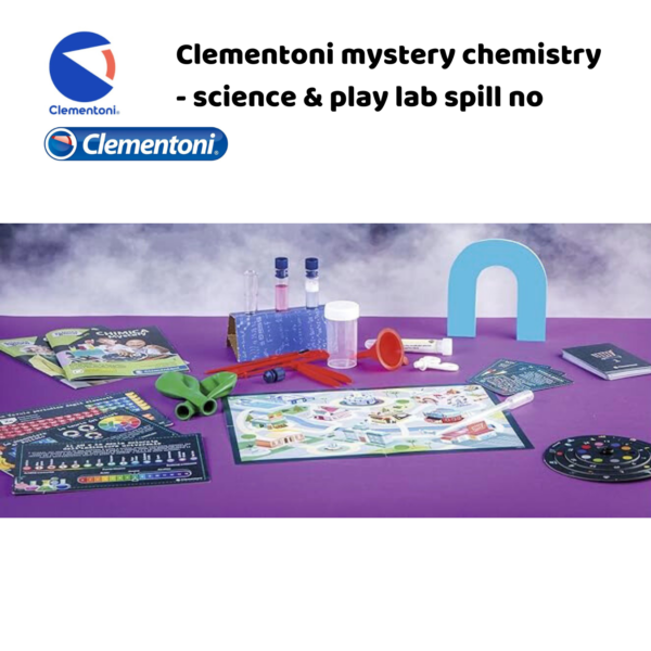 Clementoni Science & Play LAB Spill NO - Mystery Chemistry | Pedagogisk gave til barn og tenåringer, jenter og gutter_7