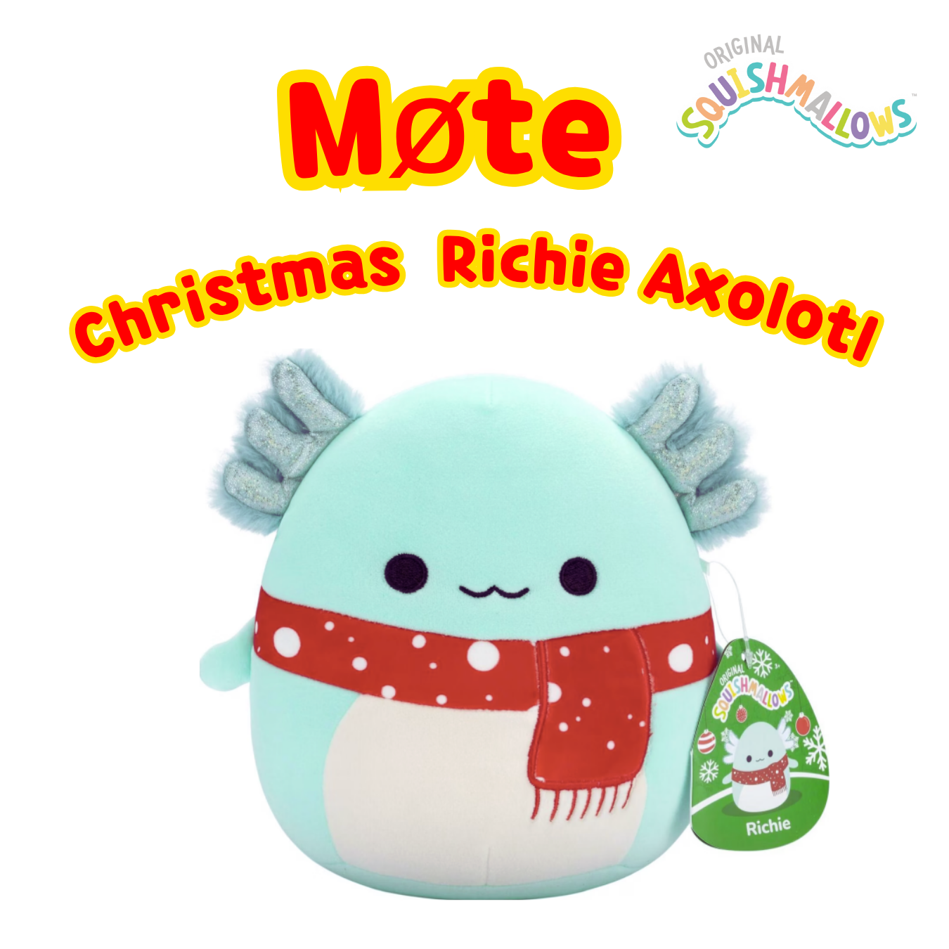 Richie Axolotl Squishmallows 19 cm | Squishmallows 19cm (8-tommer)_1