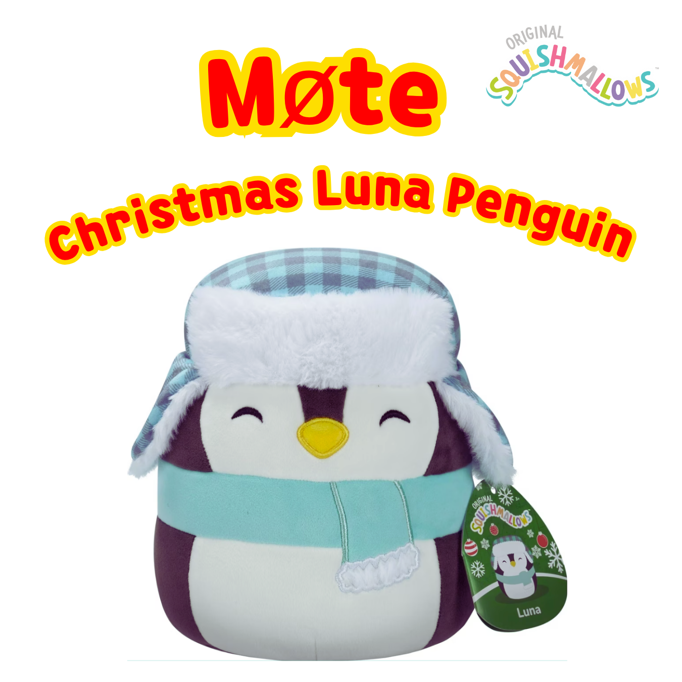 Luna Penguin Squishmallows 19 cm | Squishmallows 19cm (8-tommer)_1