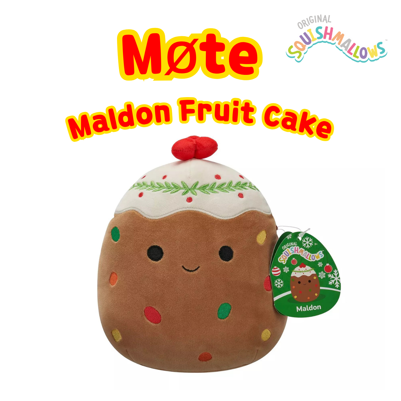 Maldon Fruit Cake Squishmallows 19 cm | Squishmallows 19cm (8-tommer)_1