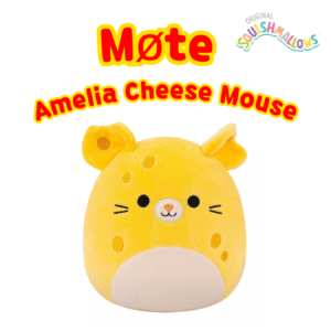 Squishmallows 19 cm (8-tommer) 12 Amelia Cheese Mouse Squishmallows 19 cm | Squishmallows 19cm (8-tommer)