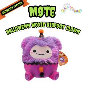 Squishmallows 19 cm (8-tommer) 10 Woxie Bigfoot Squishmallows 19 cm | Halloween Squishmallows 19 cm