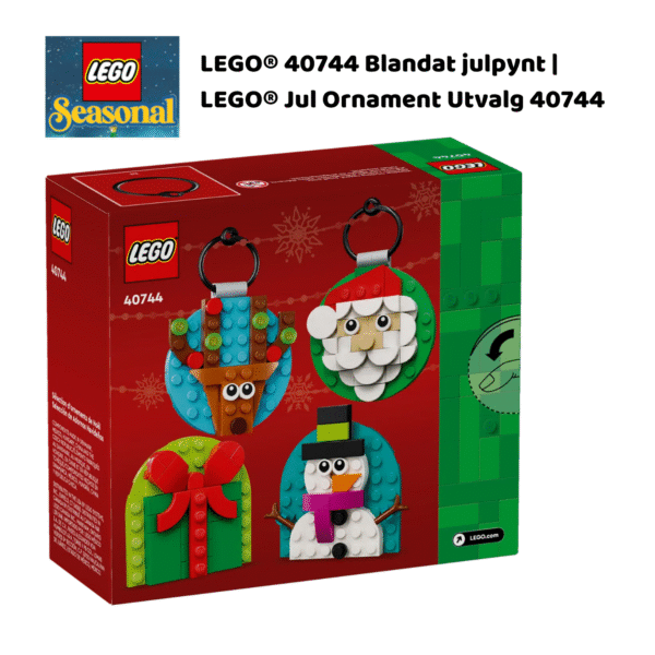 LEGO® 40744 Blandat julpynt | LEGO® Jul Ornament Utvalg 40744_2