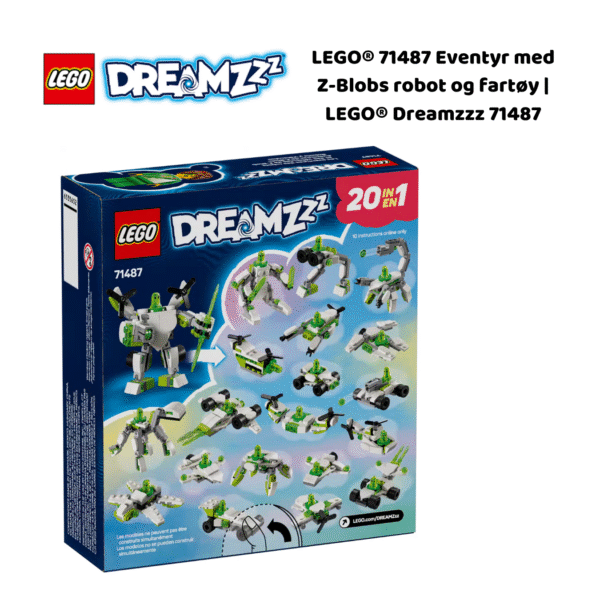 LEGO® 71487 Eventyr med Z-Blobs robot og fartøy | LEGO® Dreamzzz 71487_2